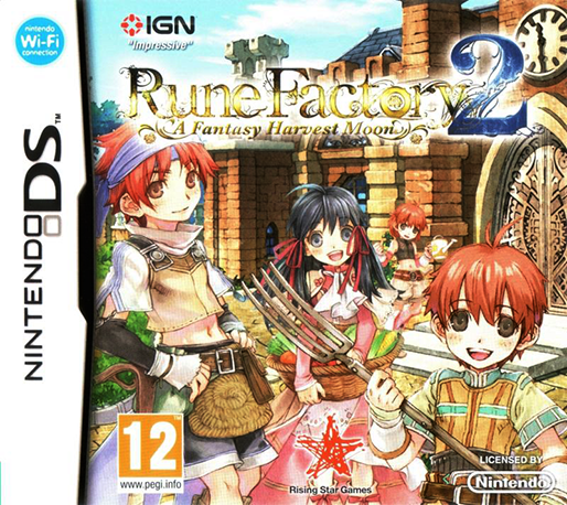 Rune Factory 2 - A Fantasy Harvest Moon — box-2D (EU)