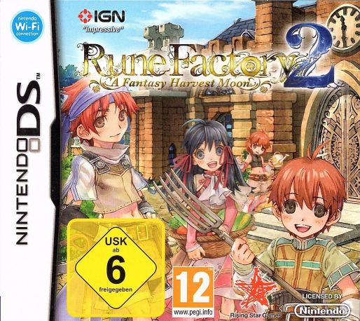 Rune Factory 2 - A Fantasy Harvest Moon — box-2D (DE)