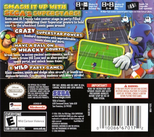 Sega Superstars Tennis — box-2D-back (US)