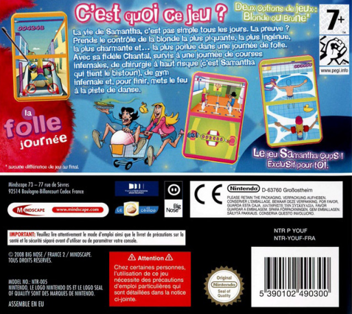 Samantha Oups! - Le Jeu — box-2D-back (FR)
