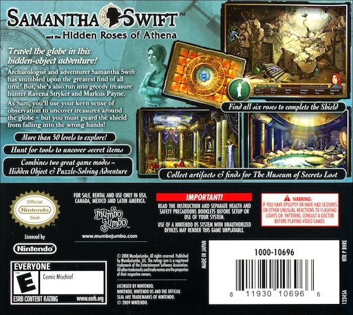 Samantha Swift — box-2D-back (US)