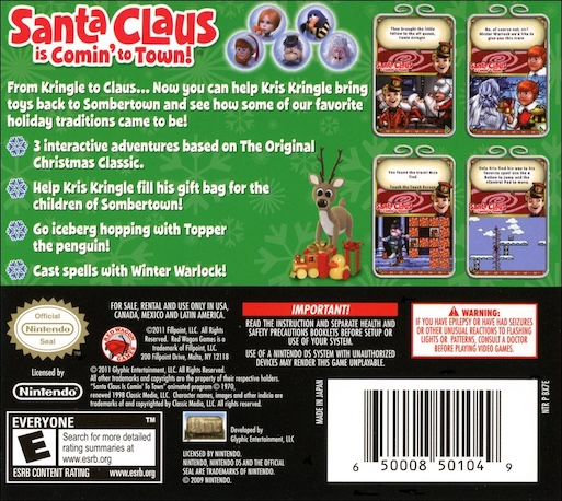 Santa Claus Is Comin' To Town — box-2D-back (US)