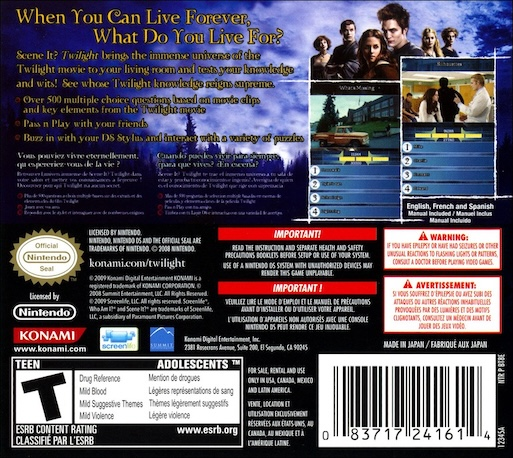 Twilight Scene It ? — box-2D-back (US)