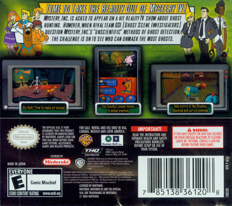 Scooby-doo! - Qui Regarde Qui — box-2D-back (US)