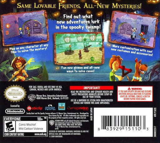 Scooby-doo! And The Spooky Swamp — box-2D-back (US)