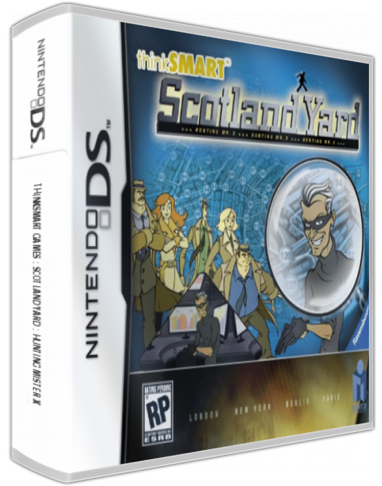Thinksmart Games - Scotland Yard - Hunting Mister X — box-3D (US)