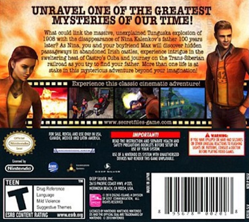 Secret Files - Tunguska — box-2D-back (US)