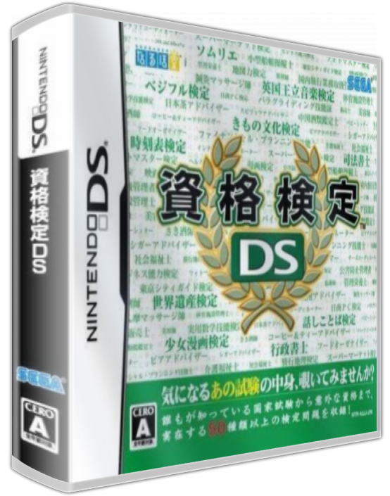 Shikaku Kentei Ds — box-3D (JP)