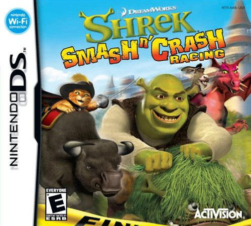 Shrek Smash n' Crash Racing box art