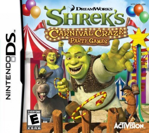 Shrek - La Fête Foraine En Délire - Mini-jeux box art