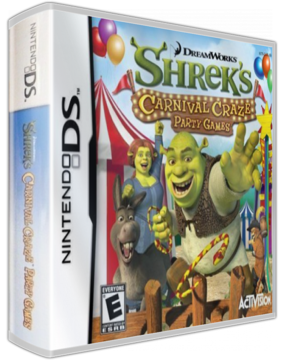 Shrek - La Fête Foraine En Délire - Mini-jeux — box-3D (US)