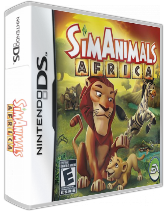 SimAnimals Africa — box-3D (US)