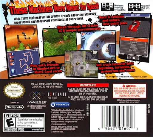 Super Speed Machines — box-2D-back (US)