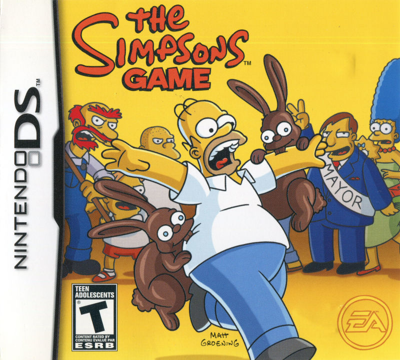 Simpsons Game, The box art