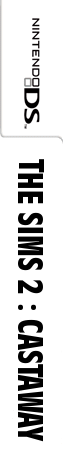 Sims 2 - Castaway, The — box-2D-side (KR)