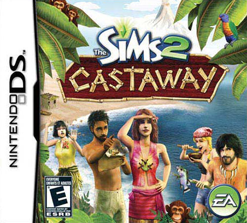Sims 2 - Castaway, The box art