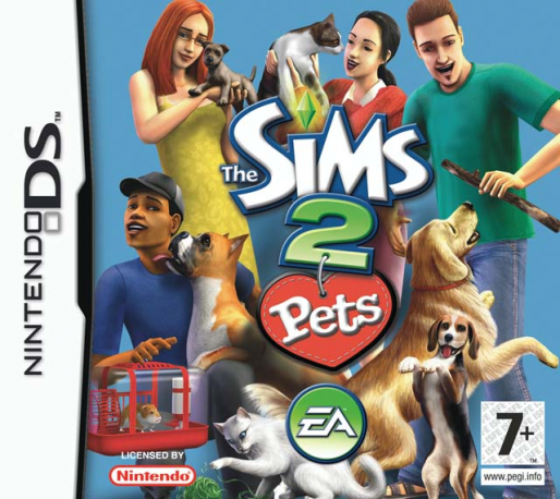 Sims 2 - Pets, The — box-2D (EU)