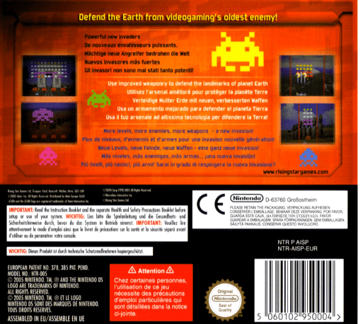 Space Invaders Revolution — box-2D-back (EU)