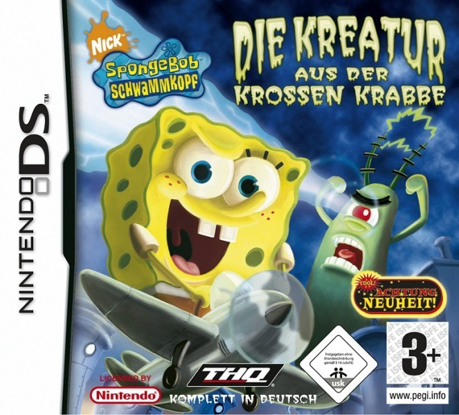 Spongebob Squarepants - Creature From The Krusty Krab — box-2D (DE)