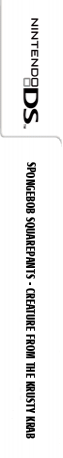 Spongebob Squarepants - Creature From The Krusty Krab — box-2D-side (FR)