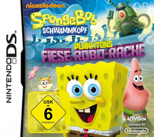 Spongebob Squarepants - Plankton's Robotic Revenge — box-2D (DE)