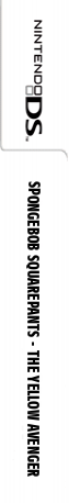 Spongebob Squarepants - The Yellow Avenger — box-2D-side (FR)