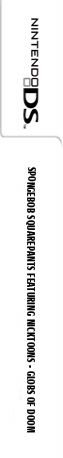 Spongebob Squarepants Featuring Nicktoons - Globs Of Doom — box-2D-side (FR)