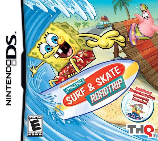 Spongebob's Surf And Skate Roadtrip box art