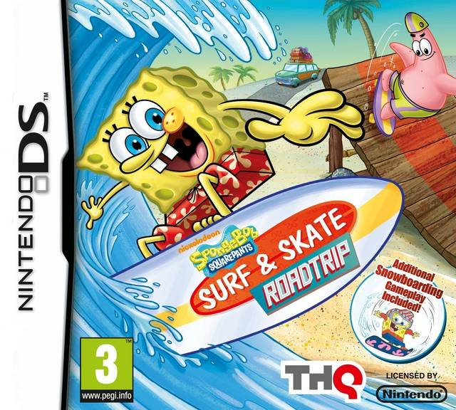 Spongebob's Surf And Skate Roadtrip — box-2D (EU)