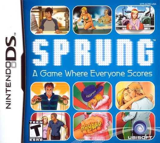 Sprung - A Game Where Everyone Scores box art