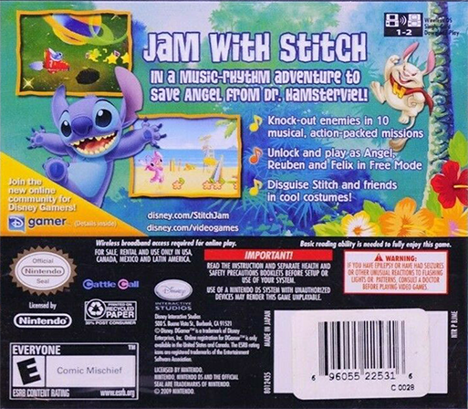 Disney's Stitch Jam — box-2D-back (US)