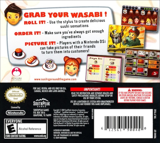 Sushi Go Round — box-2D-back (US)