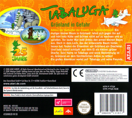 Tabaluga - Gruenland In Gefahr — box-2D-back (DE)
