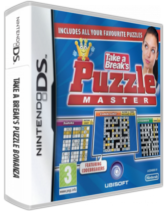 Take A Break's Puzzle Bonanza — box-3D (EU)