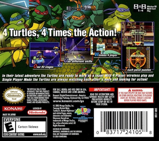Teenage Mutant Ninja Turtles 3 - Mutant Nightmare — box-2D-back (US)