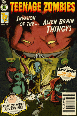 Teenage Zombies - Invasion Of The Alien Brain Thingys — sstitle (WOR)