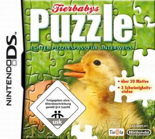 Tierbabys Puzzle - Echter Puzzlespass Fuer Unterwegs box art
