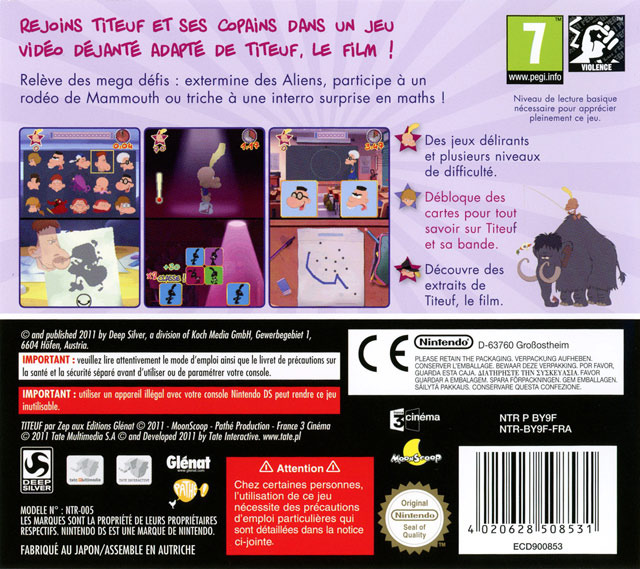 Titeuf Le Film — box-2D-back (FR)