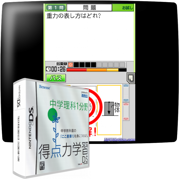 Tokuten Ryoku Gakushuu Ds - Chuugaku Rika 1 Bunya — mixrbv1 (JP)