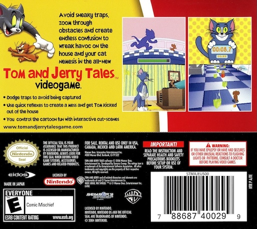 Tom And Jerry Tales — box-2D-back (US)
