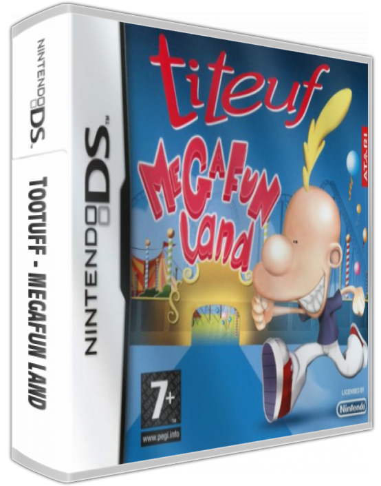 Tootuff - Megafun Land — box-3D (EU)