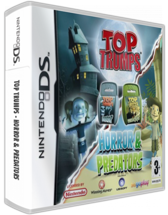 Top Trumps - Horror And Predators — box-3D (EU)