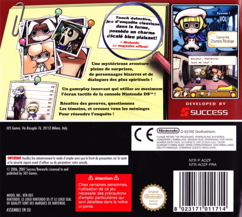 Mystery Detective — box-2D-back (FR)