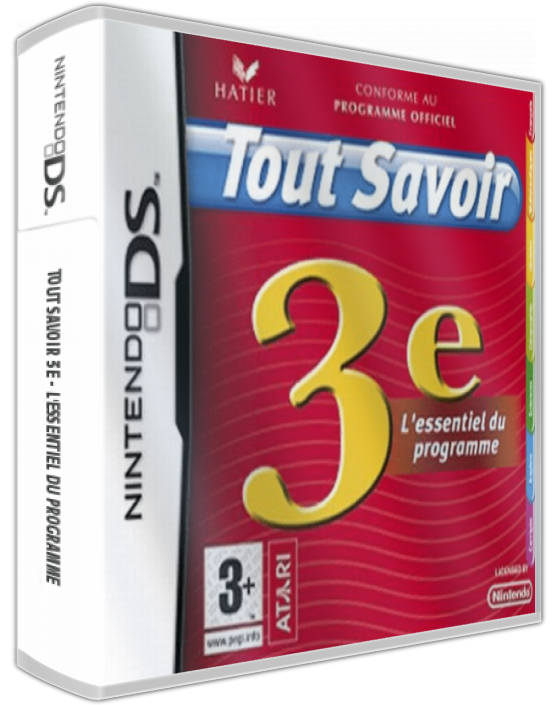 Tout Savoir 3e - L'essentiel Du Programme — box-3D (EU)