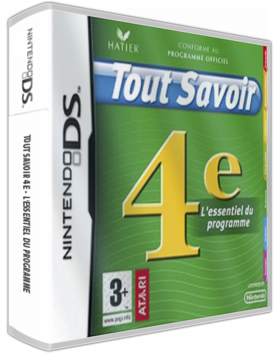 Tout Savoir 4e - L'essentiel Du Programme — box-3D (EU)