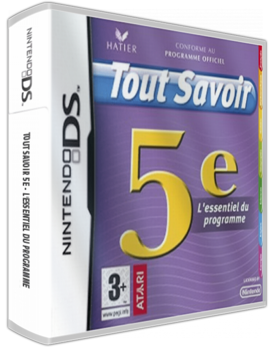 Tout Savoir 5e - L'essentiel Du Programme — box-3D (EU)