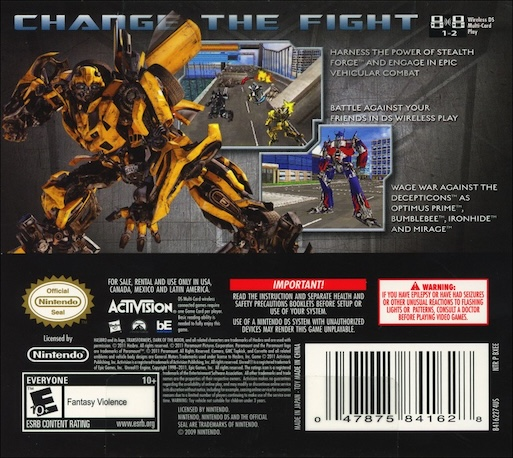 Transformers - Dark of the Moon - Autobots — box-2D-back (US)