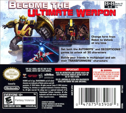 Transformers - War for Cybertron - Autobots — box-2D-back (US)