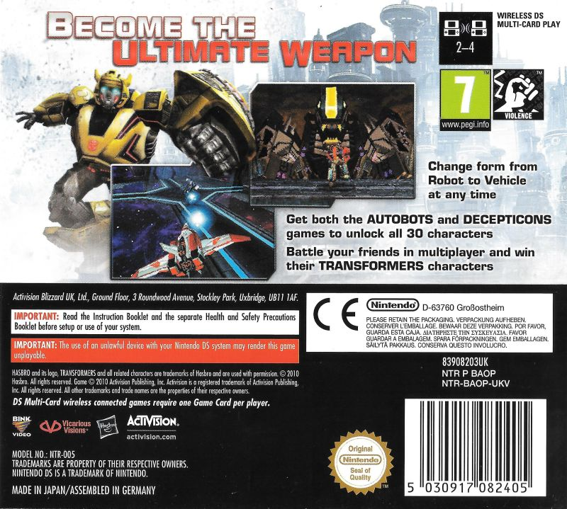 Transformers - War for Cybertron - Autobots — box-2D-back (EU)
