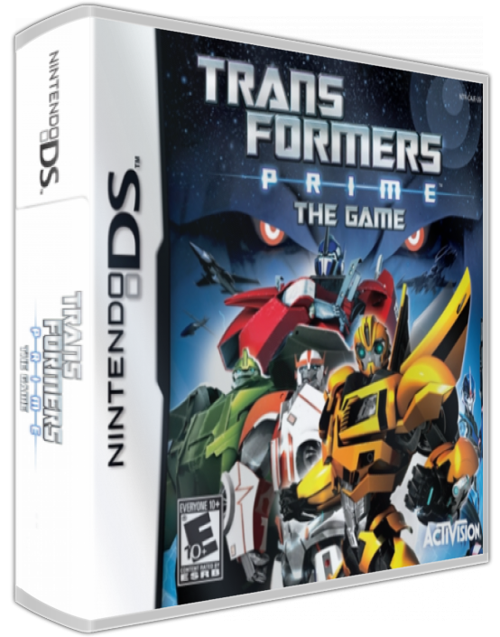 Transformers Prime - The Game — box-3D (US)